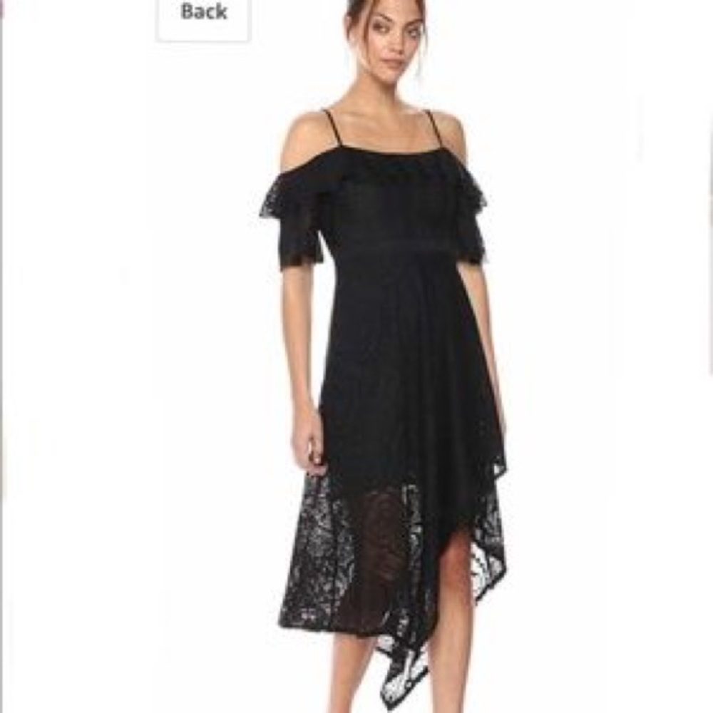 BCBG Cold Shoulder Dress